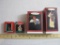 Four Hallmark Keepsake Ornaments including Lighting the Way, Kindly Shepherd, Miniature Nativity and