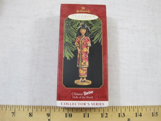 Chinese Barbie Dolls of the World Collector's Series Hallmark Keepsake Ornament, in original box,
