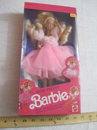 Home Pretty Barbie, sealed, 1990 Mattel, 11 oz
