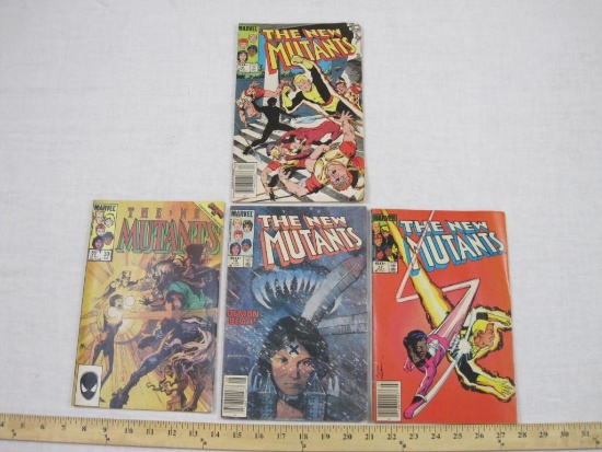 Four Bronze Age The New Mutants Comic Books Nos. 10 (December 1983), 17 (July 1984), 18 (August