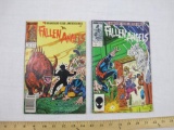 Two Fallen Angels Comic Books No. 3 & 4 in an Eight-Issue Limited Series, June & July 1987, Marvel