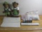 Lot of Arts & Crafts Supplies including Clock Faces, Miniature Mason Jars, 2 Bears and more!