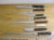 Lot of 8 Kitchen Knives including Bread Knife, Filet Knives and more!