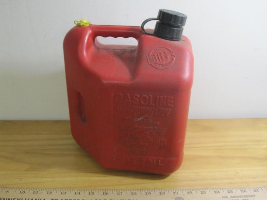 Two and a Half Gallon Plastic Gas Can