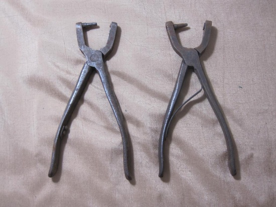 Pair of Metal leather hole punches