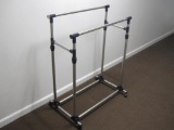 Break Down rolling clothing rack, great for closet organizing