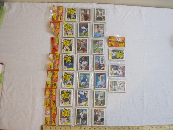 8 Unopened Packs of 1987 Topps Baseball Picture Cards, 42 cards per pack plus one special, 1 lb 5 oz