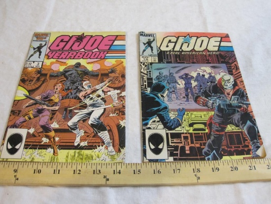 Two GI Joe Comic Books including GI Joe A Real American Hero No. 18 December 1983 and GI Joe