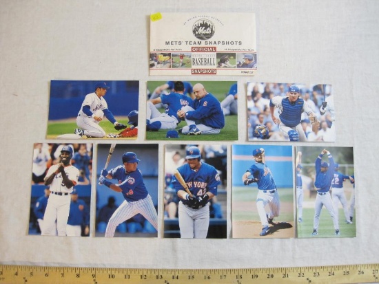 New York Mets Team Snapshots, 1998 MLB, 8 pictures, Pinnacle, 2 oz