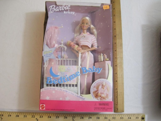 Barbie and Krissy Bedtime Baby with Glow in the Dark Canopy, sealed, 2000 Mattel, 1 lb