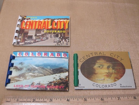 Three Souvenir Photograph albums, Central City Colorado and Colorado, 2oz