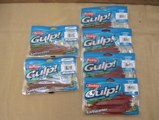 6 Packages Gulp Saltwater Fishing Lures