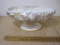 Haeger Pottery Bowl, White with Gold Glaze, has chip, see photos for details