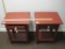 Two End Tables with drawer, 20 x16 x 26 tall, wood