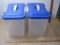 Two Lidded Sterilite File Folder Containers