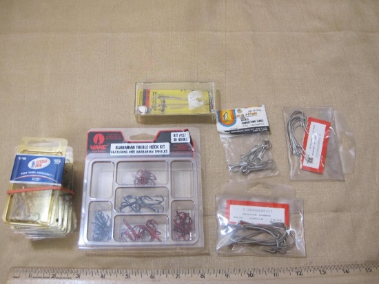 Lot of Assorted Fishing Hooks and Connecting LInks