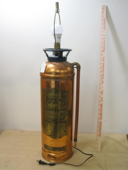 Quick Aid Soda Acid Copper Fire Exinguisher Lamp