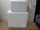 Two Styrofoam Coolers