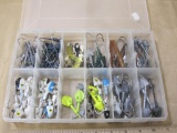 Box of Assorted Leadhead Fishing Hooks