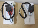 Pair of Mack Truck Signal Switches, 1MR594M and 1MR3412P2 with wiring harness