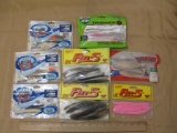 Lot of Rubber Baits, shrimp, minnows and more
