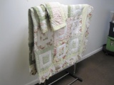 Comforter and two Pillowcases, Comforter measures approx 8ft by 80 inches