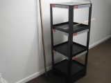 Four Tiered Coke Shelf, Coca Cola Advertising Shelf, 19x19 inches by 56
