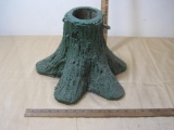 Heavy Concrete Tree Stump, great for a tree holder or repurposing
