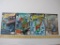Four Comic Book Issues of Aquaman from Five-Issue Mini-Series Nos. 1-4, June-September 1989, DC