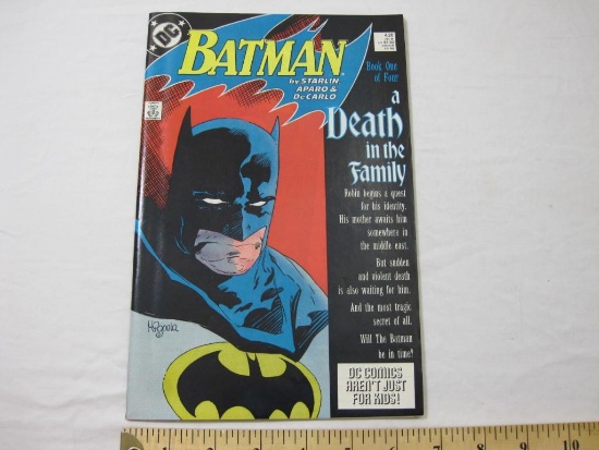 Batman Comic Book No. 426 December 1988 A Death in the Family Book One of Four, DC Comics, 3 oz