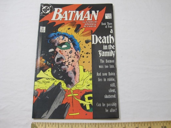 Batman Comic Book No. 428, A Death in the Family Book Three of Four, DC Comics, binding has some