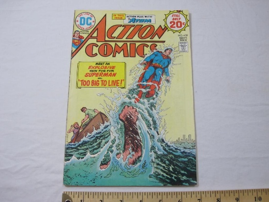 Action Comics No. 439 September 1974, DC Comics, comic has minor wear on cover, 2 oz