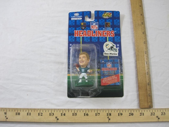 NFL Headliners Dan Marino Collectible Figure, sealed in original packaging, 1996 Corinthian, 3 oz
