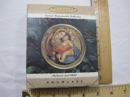 Madonna and Child Showcase Sacred Masterworks Collection Hallmark Keepsake Ornament, in original