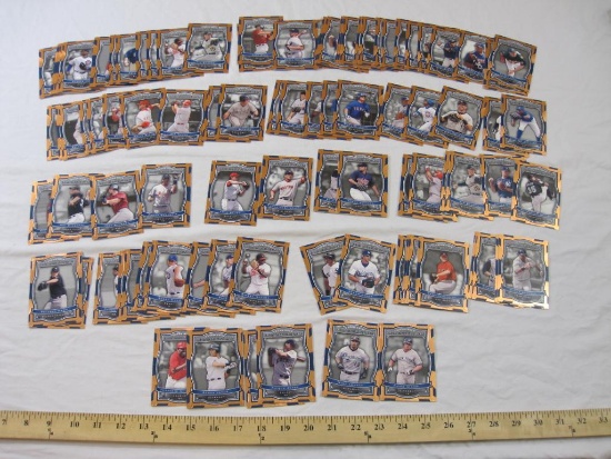 Lot of 2004 Upper Deck Etchings MLB Baseball Trading Cards including Andruw Jones, Tim Hudson,