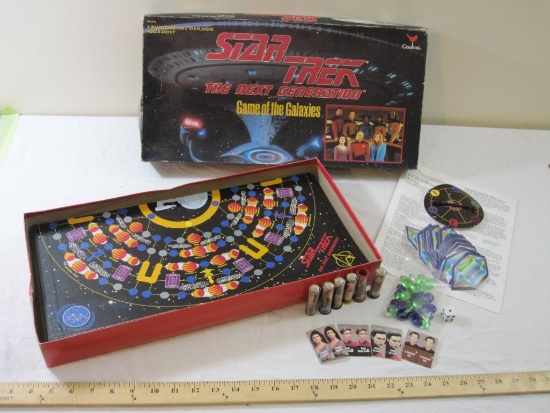 Star Trek The Next Generation Game of the Galaxies Board Game, 1993 Cardinal Industries Inc, see