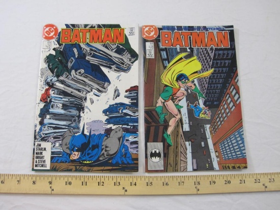 Two Copper Age Batman Comic Books Nos. 424 & 425 October & November 1988, DC Comics, 4 oz