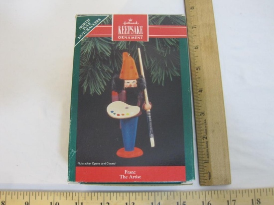 Franz The Artist North Pole Nutcracker Hallmark Keepsake Ornament, in original box, 1992, 4 oz