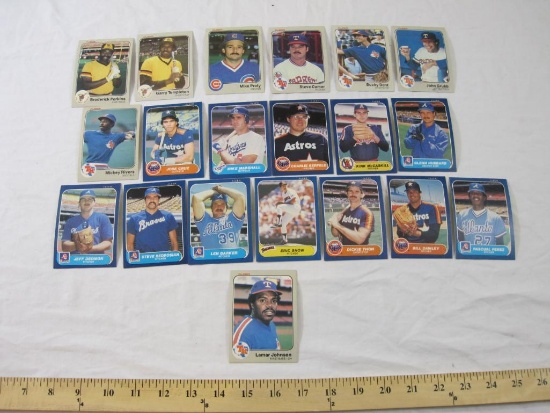 Lot of Fleer MLB Baseball Trading Cards from 1983 & 1986 including Kirk McCaskill, Mike Marshall,