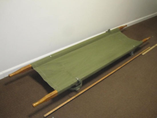Military Stretcher, approx 82inches long overall