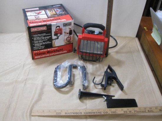 Craftsman 4 in 1 Clamp Worklight, high and low settings