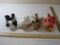 Four Farm Animal TY Beanie Babies including Strut, Fleece, Daisy and Derby, all tags included and