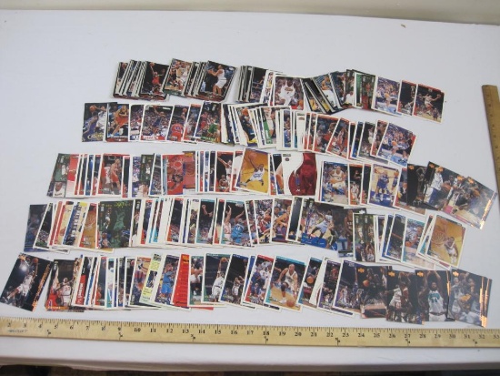 Lot of Assorted Upper Deck NBA Basketball Trading Cards from various series and years, late 1990s, 1
