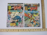 Two Bronze Age All Star Comics with the Super Squad Comic Books Nos. 61 & 62, August and October