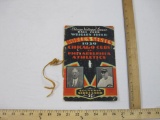 1929 World's Series Chicago Cubs vs. Philadelphia Athletics Souvenir Score Card, Wrigley Field, 2 oz