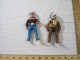 Two Native American Wild West Action Figures including Sitting Bull, Imperial 1991, 4 oz