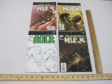 Four Comic Book Issues of The Incredible Hulk Planet Hulk Anarchy 4-Part Series, includes no. 97, 98