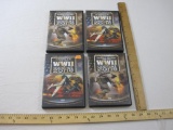 Lot of 4 WWII Combat Zone DVDs including The World Goes to War: 1939-1942 and From D-Day to Tokyo