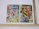 Two Bronze Age Sub-Mariner Comic Books Nos. 29 (September 1970) and 38 (June 1971), comics have some