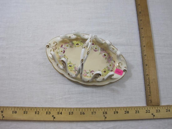 Vintage Toast Serving Dish Cauldon England Bailey, Banks, Biddle Company Philadelphia, 13 oz